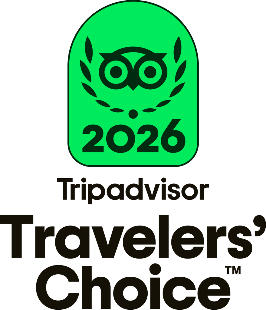 Tripadvisor TC Badge Travelers Choice Center Aligned Black L